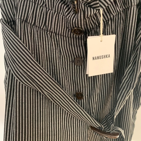 Nanushka Natchez paper bag pants in medium - Picture 14 of 15